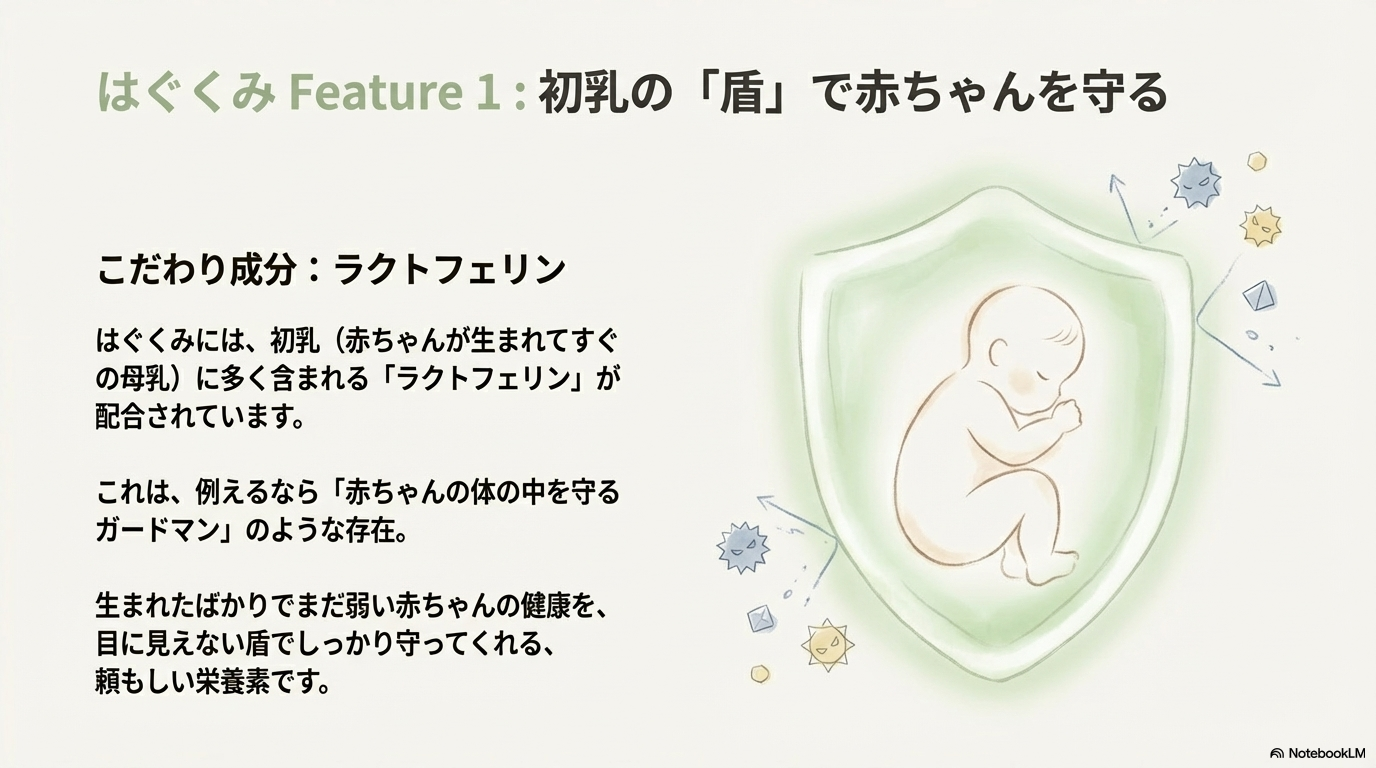 はぐくみの特徴