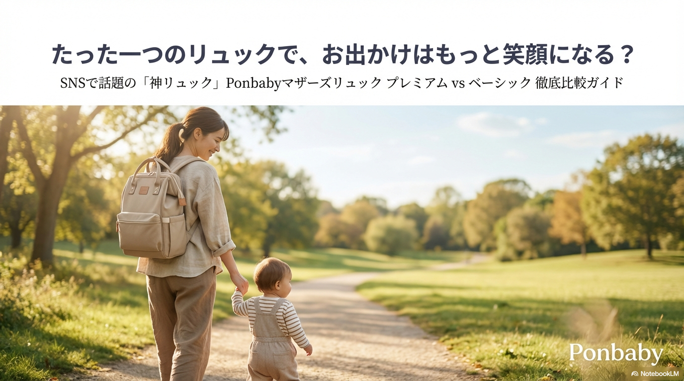 Ponbabyマザーズリュックのプレミアムとベーシックの違いは5つ！どっちが買いなのか徹底検証