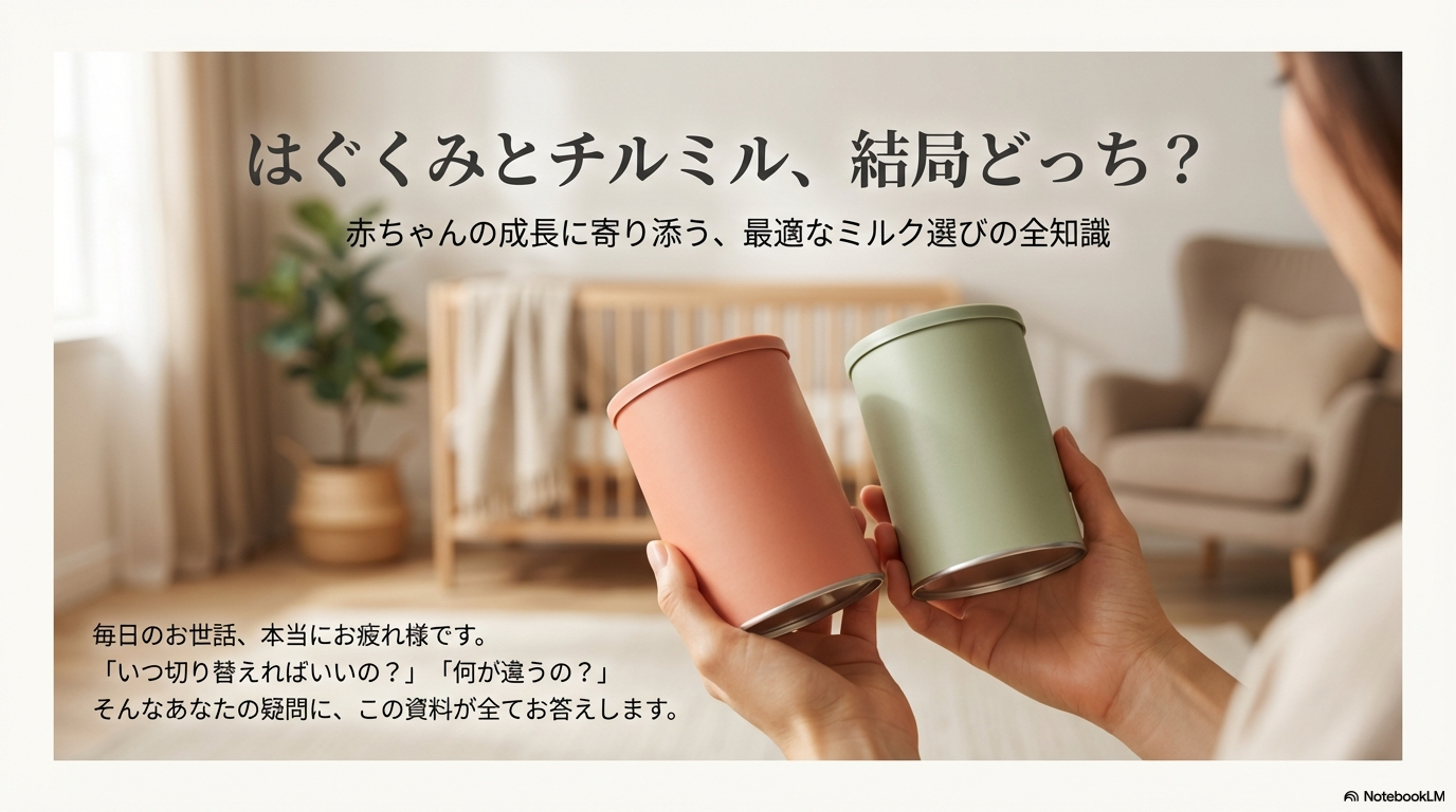 チルミルとはぐくみの違いは５つ！どっちがいいか比較して紹介