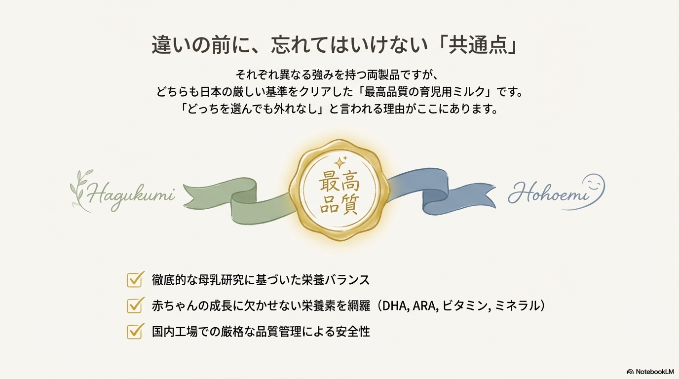 はぐくみとほほえみの共通点は？