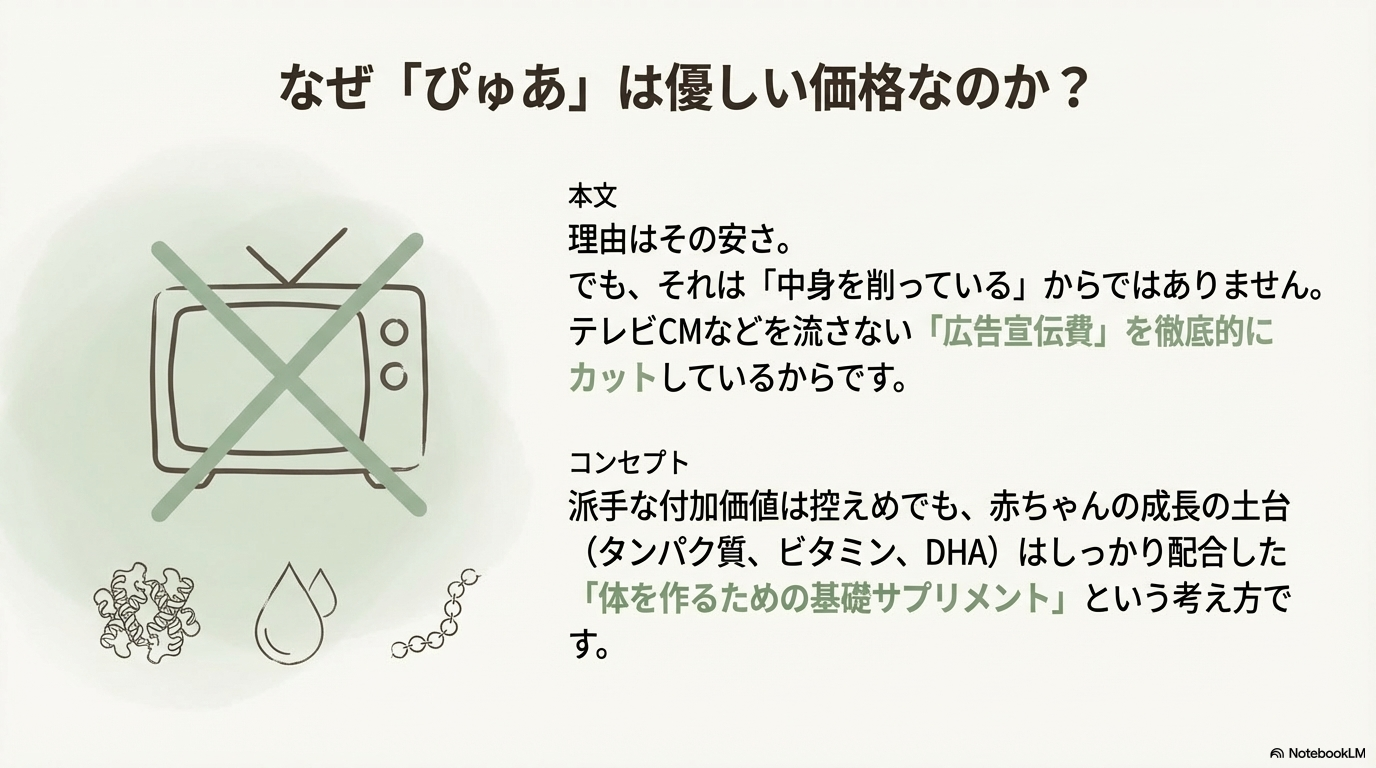ぴゅあの特徴:家計を救う、実力派のシンプルミルク