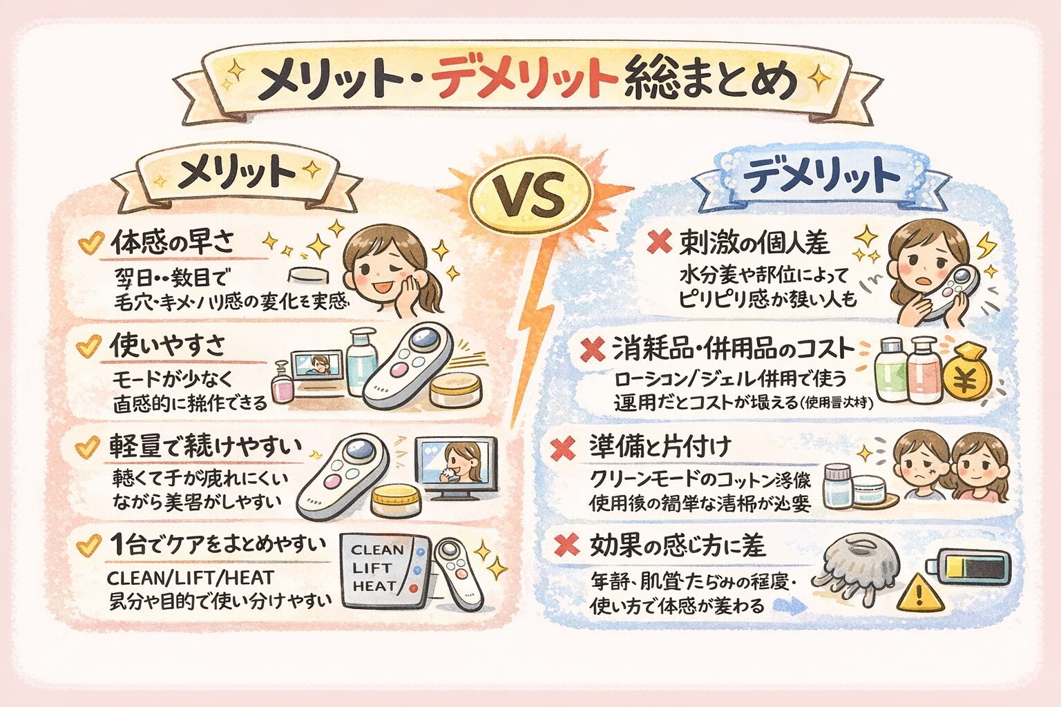 メリット・デメリット総まとめ
