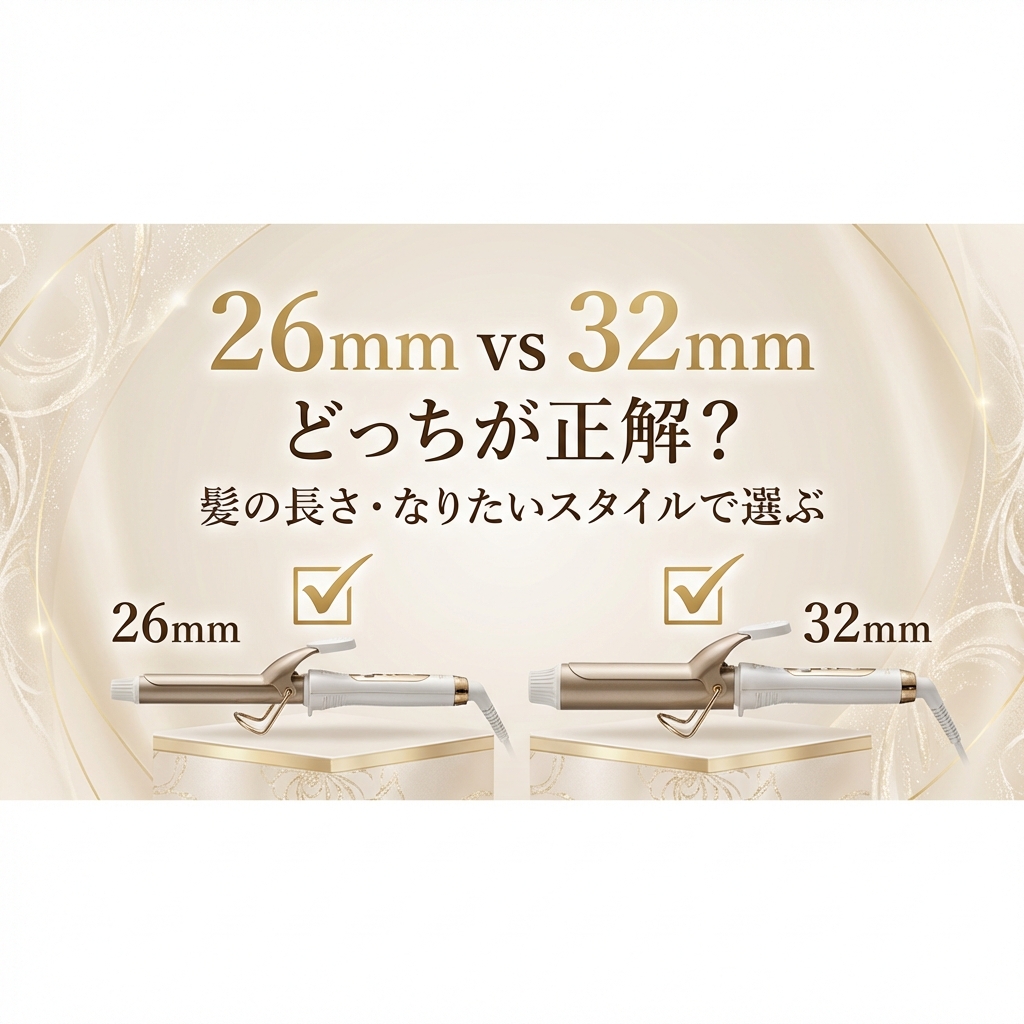 リファカールアイロンの26と32はどっちがいいのか10項目で徹底比較しました！
