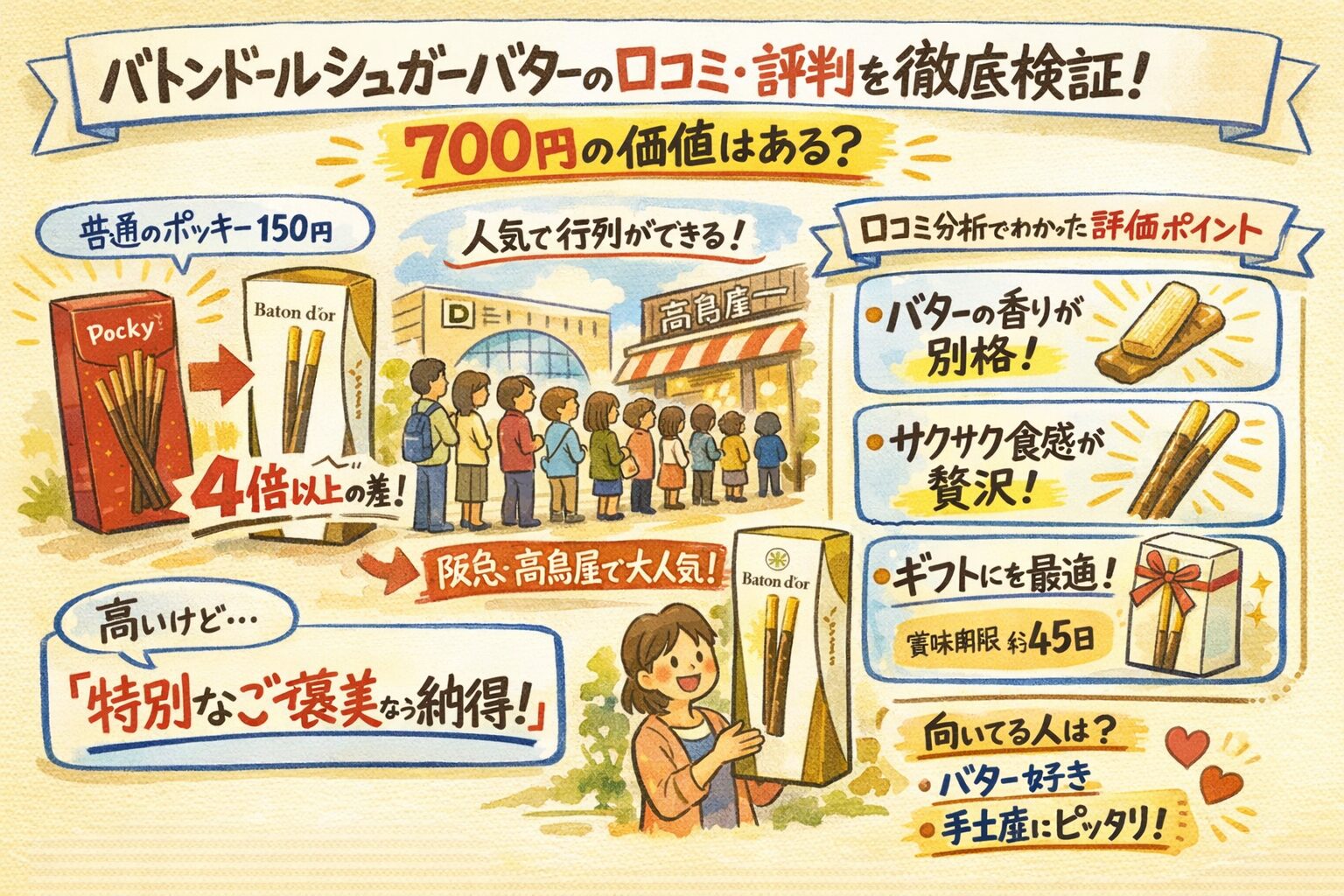 dac184fa-バトンドールシュガーバターの口コミ・評判を徹底検証！700円の価値はある？